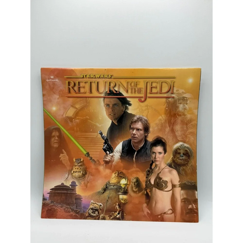 Vintage 1998 Star Wars Return of the Jedi Hallmark Wall Calendar Collectible